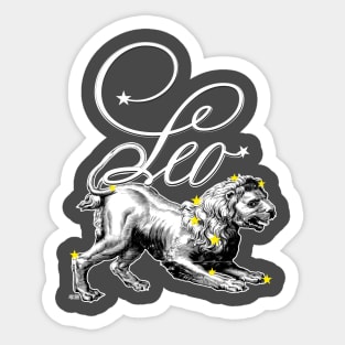 LEO sign Sticker